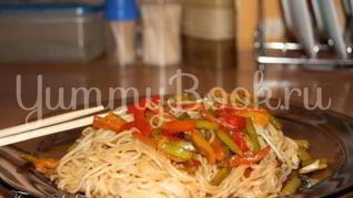 Паста с чесноком и устричным соусом