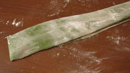 паста с крапивой и шпинатом