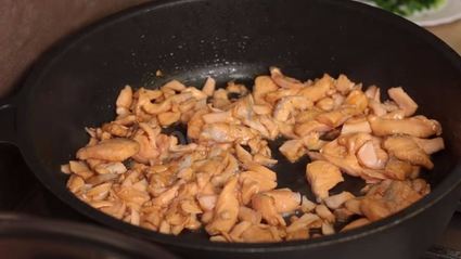 паста с красной рыбой в сливочном соусе