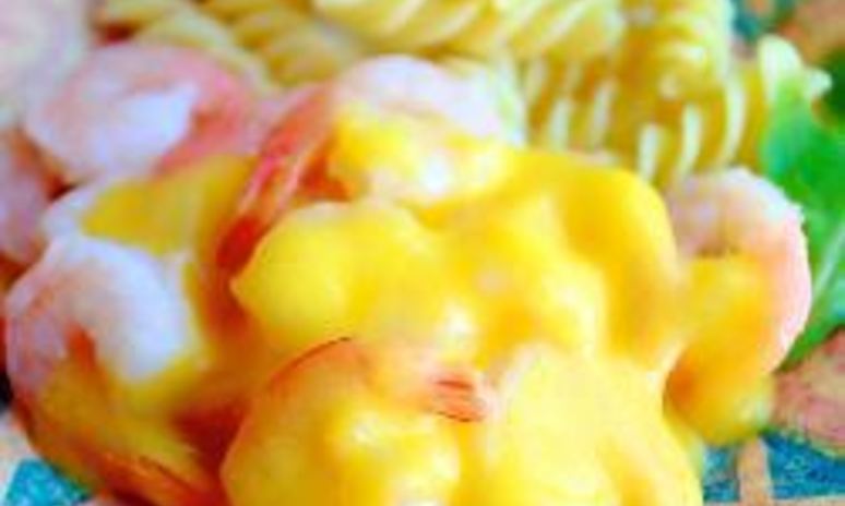 Рецепт пасты с креветками в тыквенном соусе