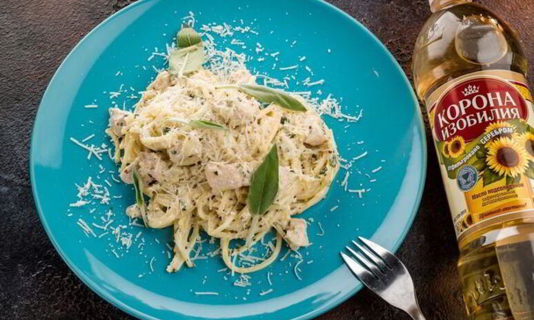 Рецепт пасты с курицей и шалфеем