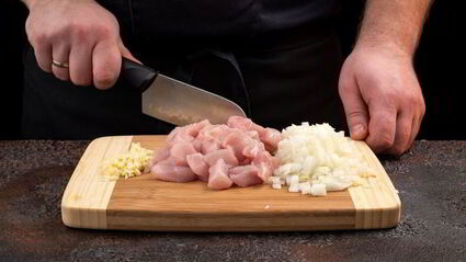 паста с курицей и шалфеем