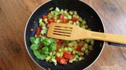 паста с курицей и соусом песто