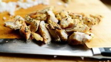 паста с курицей и томатами