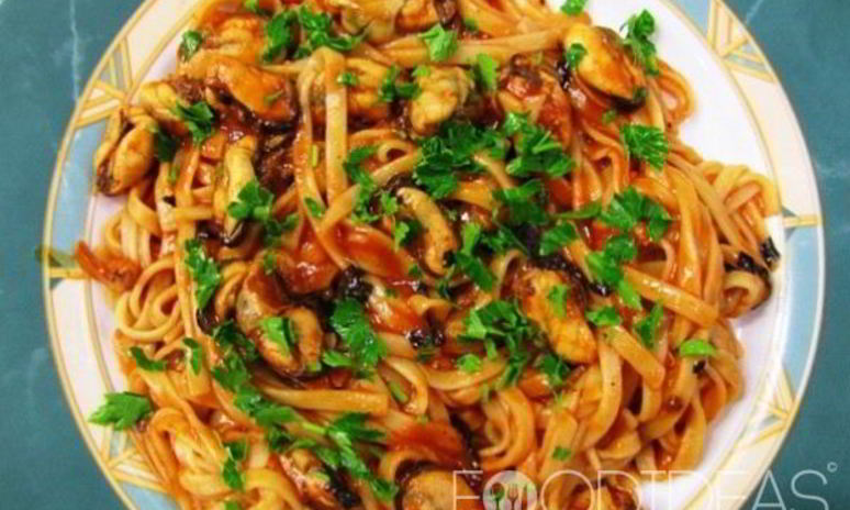 Рецепт пасты с мидиями