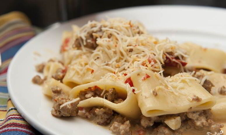 Рецепт пасты с мясным фаршем