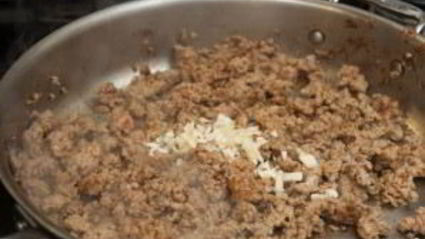 паста с мясным фаршем