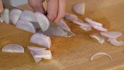 паста с радиккио, орехами и сыром