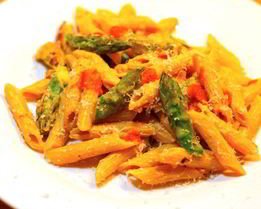 Паста со спаржей