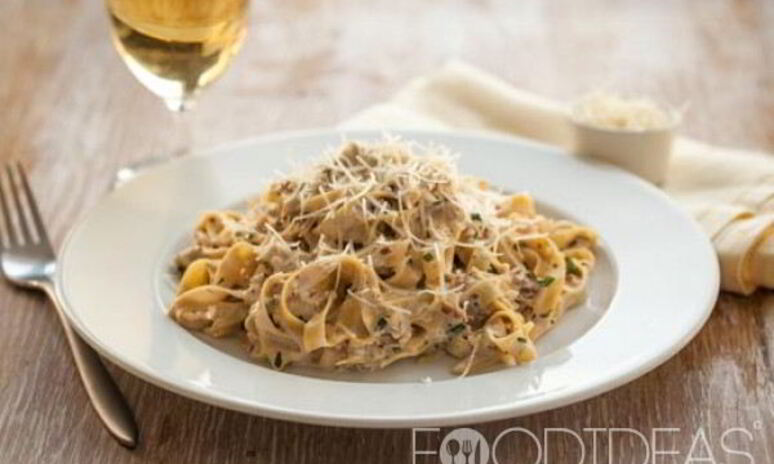 Рецепт пасты в сливочном соусе