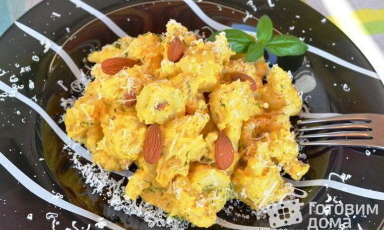 Рецепт пасты в тыквенном соусе