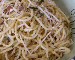 Спагетти с анчоусами по-сицилийски