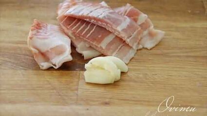 спагетти с беконом