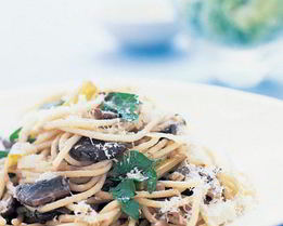 Спагетти с грибами