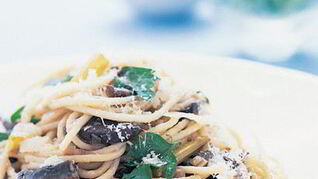 Спагетти с грибами