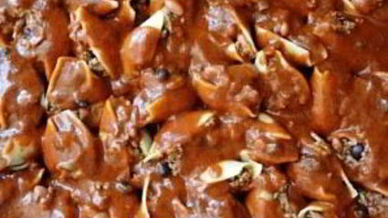 запеченные фаршированные ракушки