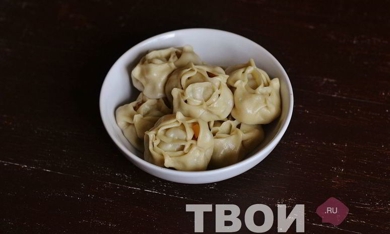 Рецепт мантов с тыквой