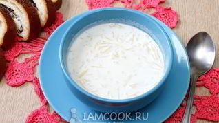 Молочная лапша в мультиварке