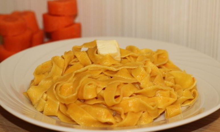 Рецепт морковной лапши