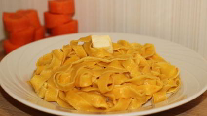 морковная лапша