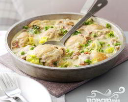 Курица по-французски