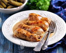 Фаршированные куриные голени