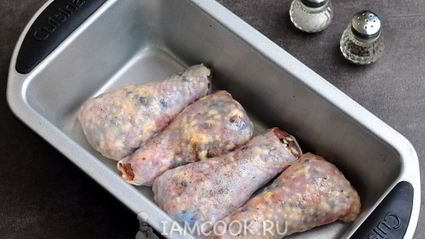 фаршированные куриные голени