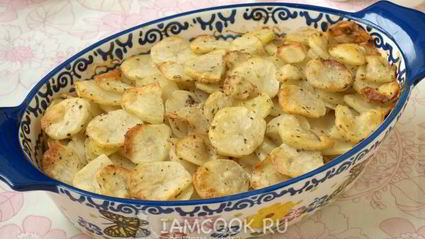 говядина с грибами и картошкой в духовке