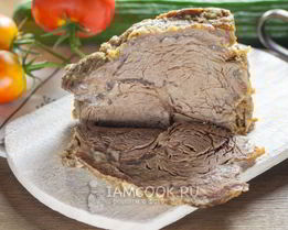 Говядина в майонезе в духовке