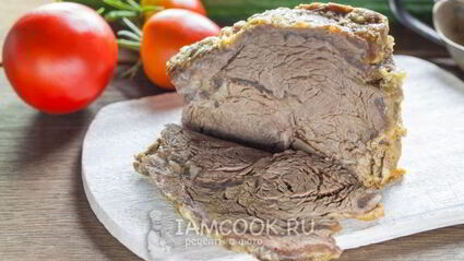говядина в майонезе в духовке