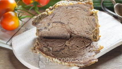 говядина в майонезе в духовке