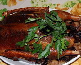 Гусь в духовке в рукаве