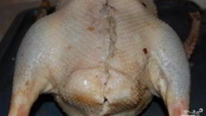 гусь в духовке в рукаве