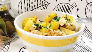 Индейка в сметанно-чесночном соусе