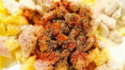 индейка в сметанно-чесночном соусе