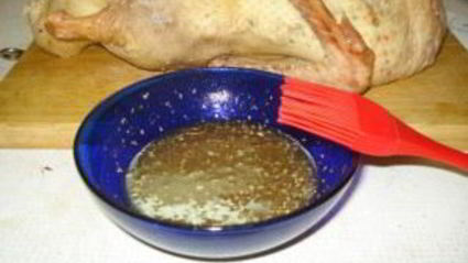 индоутка с яблоками в рукаве