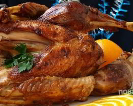 Индюк в духовке