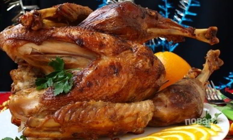 Рецепт индюка в духовке