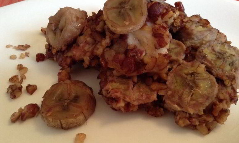 Рецепт куриной грудки с арахисом и бананами