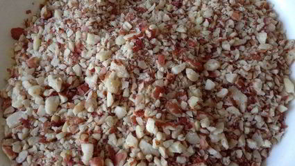 куриная грудка с арахисом и бананами