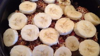 куриная грудка с арахисом и бананами