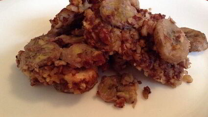 куриная грудка с арахисом и бананами