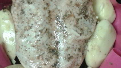 куриная грудка с лимоном и картофелем