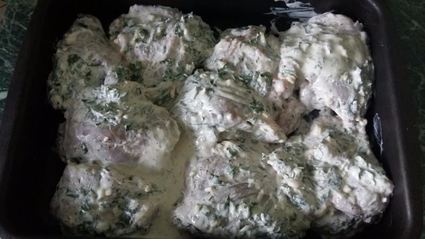 куриные бедра в сметанном маринаде в духовке