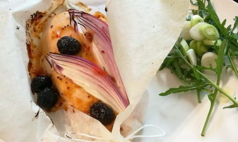 Рецепт курицы под абрикосово-горчичным соусом