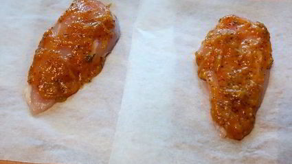 курица под абрикосово-горчичным соусом