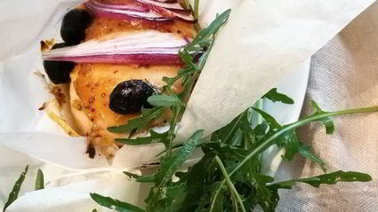 курица под абрикосово-горчичным соусом