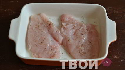 курица под картофельной шубой