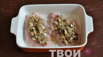 курица под картофельной шубой