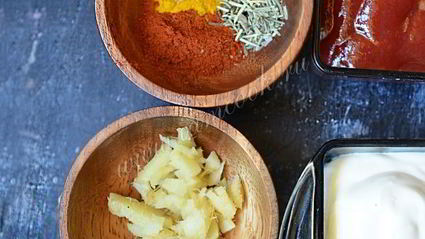 курица в духовке с тыквой